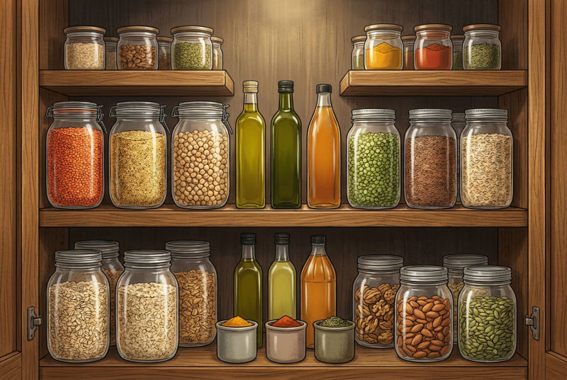 veganer Vorratsschrank